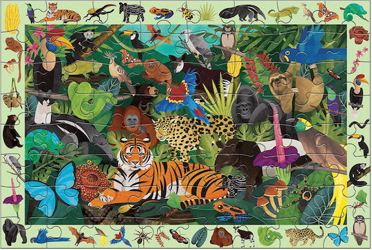 Kids Puzzle Tropical Forest for 4+ years old+ Years 64pcs Mudpuppy