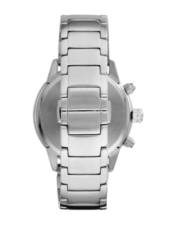 Emporio Armani Mario Ρολόι Μπαταρίας με Μεταλλικό Μπρασελέ