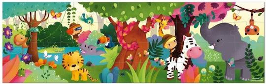 Детски Пъзел Panoramic Puzzle Jungle за 7+ години+ Години 36бр Janod