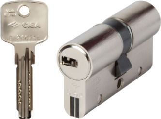Cisa Cilindru de Încuietoare De Securitate 80mm (40-40) cu 5 Chei Argintiu