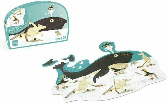 Детски Пъзел Contour Whale за 4+ години+ Години 60бр Scratch Europe