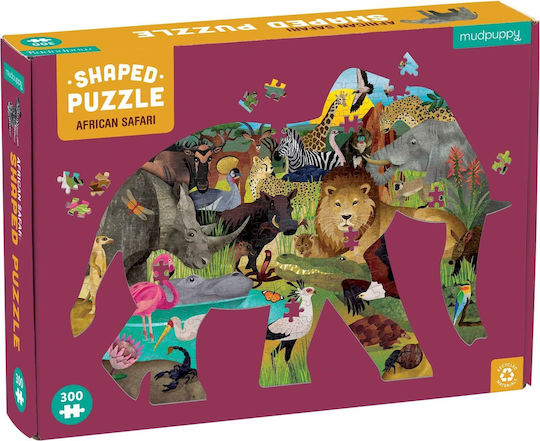 Kids Puzzle Animals of Africa for 7+ years+ Years 300pcs Mudpuppy