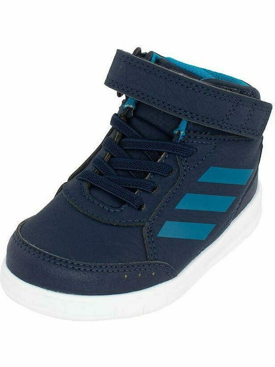 Altasport Mid EL Παιδικά Sneakers High με Σκρατς Μπλε