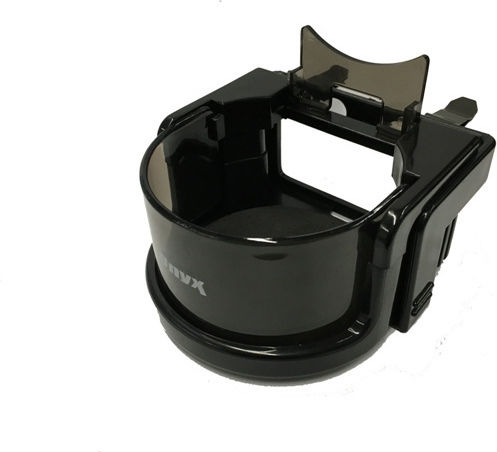 Autoline Car Cup Holder Onyx 1 Position for AC Vents in Black Color