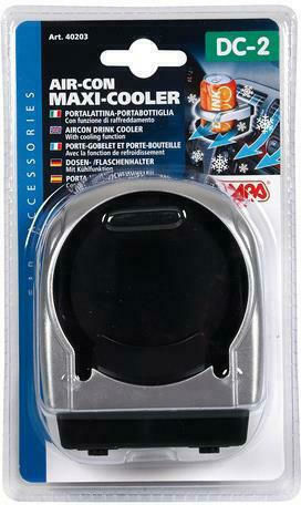 Lampa Car Cup Holder 1 Position with Screws in Silver Color