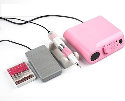 ZS-223 Nail Power Drill 30000rpm with Pedal 25W Pink