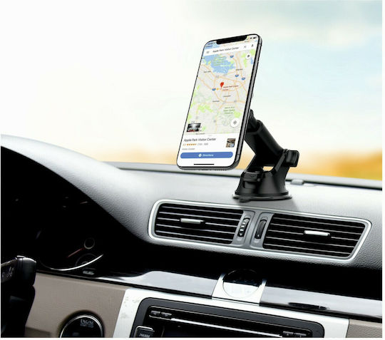 Swissten S-GRIP WM1-HK2 Car Mobile Mount with Magnet and Wireless Charging Black