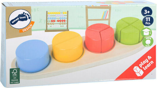 Wooden Kids Peg Puzzle Create the Circle 10pcs Small Foot