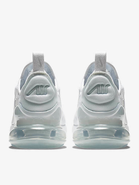 Air Max 270 Gs Παιδικά Sneakers White / Metallic Silver