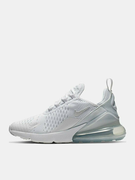 Air Max 270 Gs Παιδικά Sneakers White / Metallic Silver