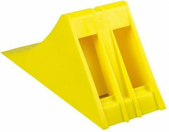 Lampa Truck Wheel Chock Wheel Spacer E36 Thermoplastic Yellow Din76051 1pc
