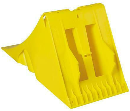 Lampa Truck Wheel Chock Wheel Spacer E53 Thermoplastic Yellow Din76051-E53 1Pc