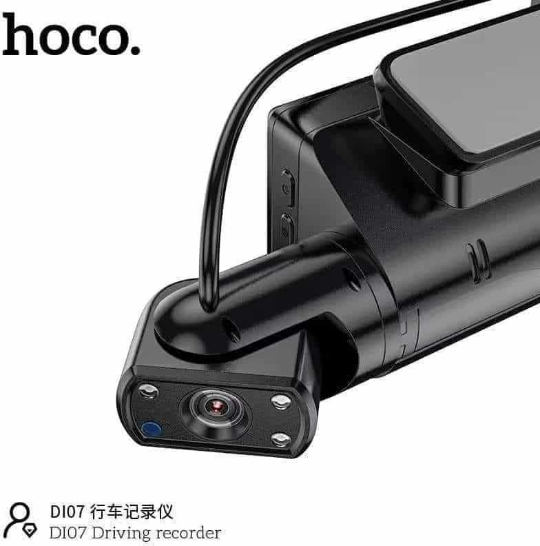Hoco DI07 Dual Κάμερα DVR Αυτοκινήτου για Παρμπρίζ με Κλιπ Κάμερα DVR ...