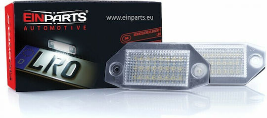 Einparts LED License Plate Lights for Ford Mondeo 00-07 2 Pieces