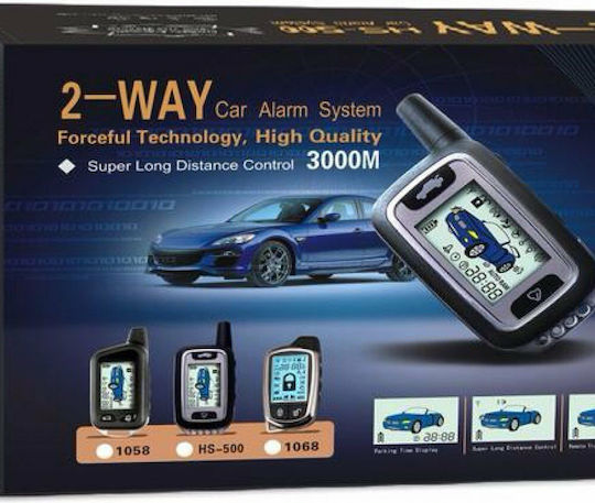 Factory 2 Way Car Alarm System 3000M Alarmanlage Auto 2-Wege