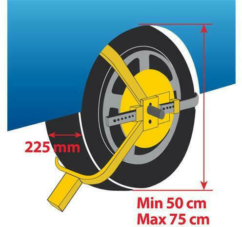 Lampa Anti-theft Car Wheel Clamp