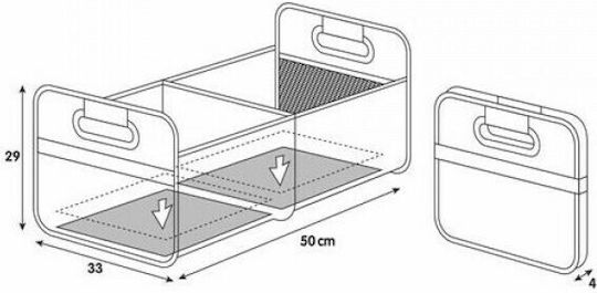 Lampa Car Trunk Space Organizer Shop & Store L 50x33cm L4010.4