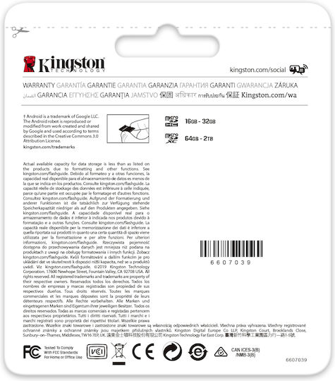Kingston Canvas Go! Plus microSDXC 128GB U3 V30 UHS-I 170MB/s cu adaptor