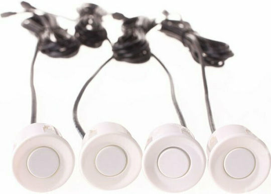 Peiying Car Parking System with Screen and 4 Sensors in White Color