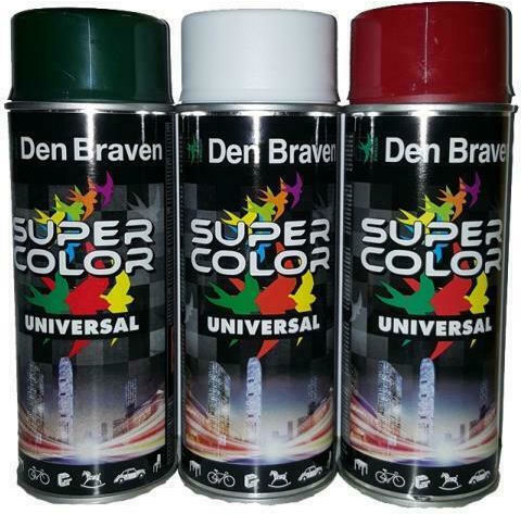 Bostik Den Braven Спрей Боядисване SC Universal с Мат Ефект Бял RAL 9010 400мл