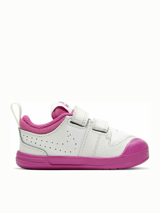 Pico 5 Παιδικά Sneakers με Σκρατς White / Fuchsia