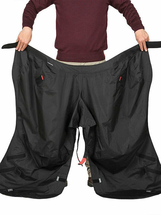 Tucano Urbano Take Away Pantaloni impermeabili pentru motociclete pentru bărbați Negru Culoare