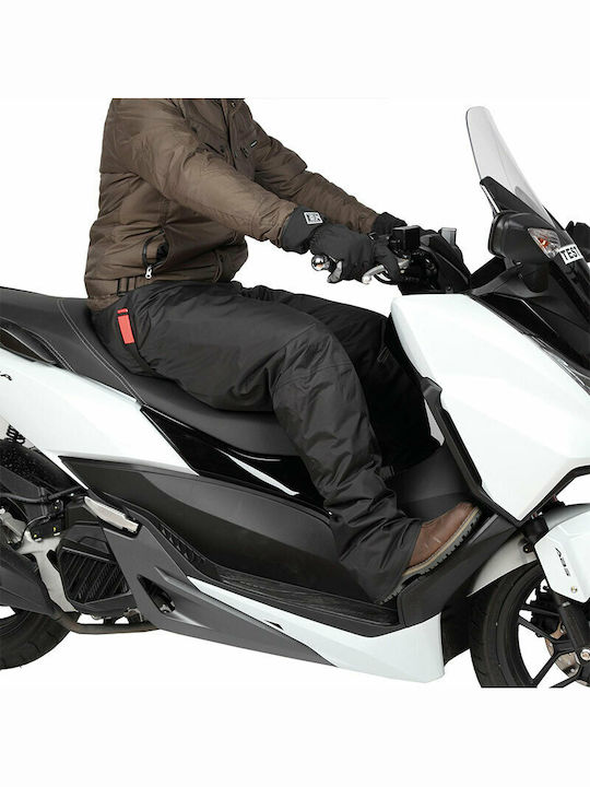 Tucano Urbano Take Away Pantaloni impermeabili pentru motociclete pentru bărbați Negru Culoare