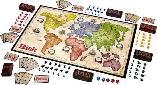 Επιτραπέζιο Παιχνίδι Risk Refresh The Game Of Strategic Conquest (Γερμανική Έκδοση με Αγγλικές Οδηγίες) για 2-5 Παίκτες 10+ Ετών (EN) Hasbro