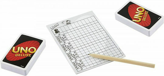 Επιτραπέζιο Παιχνίδι Uno Deluxe Card Game για 2-10 Παίκτες 7+ Ετών Mattel