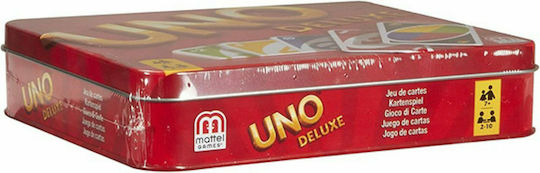 Επιτραπέζιο Παιχνίδι Uno Deluxe Card Game για 2-10 Παίκτες 7+ Ετών Mattel