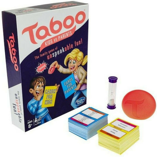 Brettspiel Taboo Μικροί Εναντίον Μεγάλων für 4+ Spieler 8+ Jahre Hasbro
