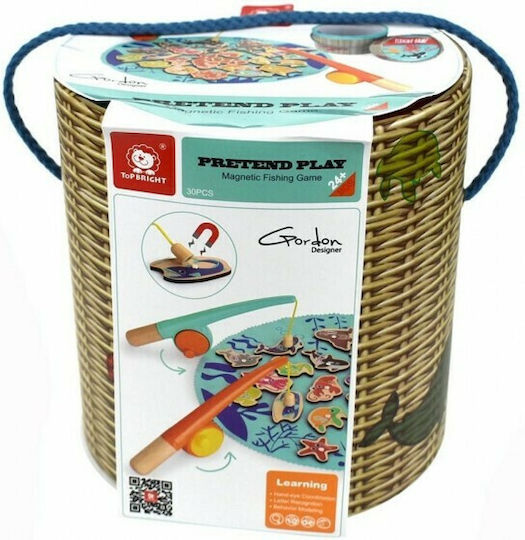 Top Bright Jucărie De Lemn De Pescuit Pescuit Pentru 3+ Ani