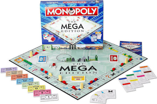 Επιτραπέζιο Παιχνίδι Monopoly: The Mega Edition για 2-8 Παίκτες 8+ Ετών (EN) Winning Moves