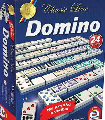 Настолна игра Domino за 1+ играчи 7+ години (EN) Schmidt Spiele