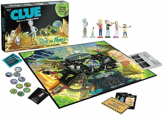 Επιτραπέζιο Παιχνίδι Cluedo Rick and Morty Back in Blackout για 2-6 Παίκτες 17+ Ετών (EN) Winning Moves