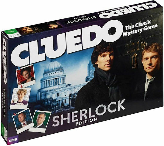 Επιτραπέζιο Παιχνίδι Cluedo: Sherlock Edition για 2-6 Παίκτες 8+ Ετών (EN) Winning Moves