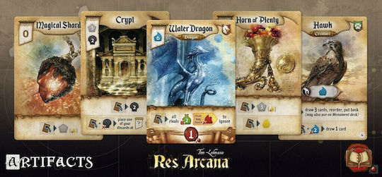 Настолна игра Res Arcana за 2-4 играчи 12+ години (EN) Sand Castle Games