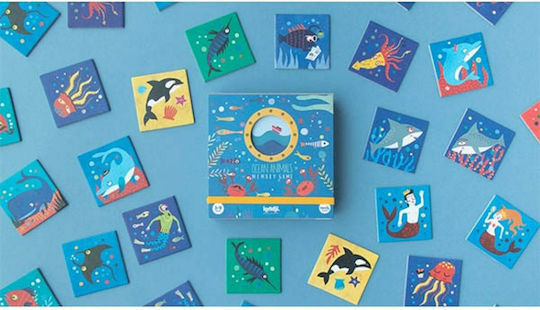 Επιτραπέζιο Παιχνίδι Memo Ocean Animals για 3+ Παίκτες 3+ Ετών (EN) Londji