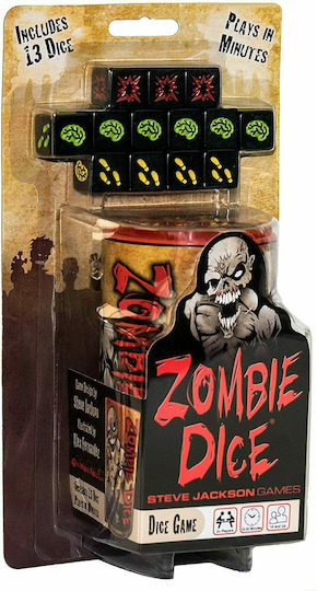 Board Game Zombie Dice for 2 Players 14+ Years Old 131313 SJ131313 (EN) Steve Jackson Games