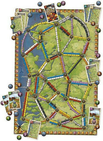 Spiel Erweiterung Ticket to Ride: Ολλανδία für 2-5 Spieler 8+ Jahre (EN) Days of Wonder