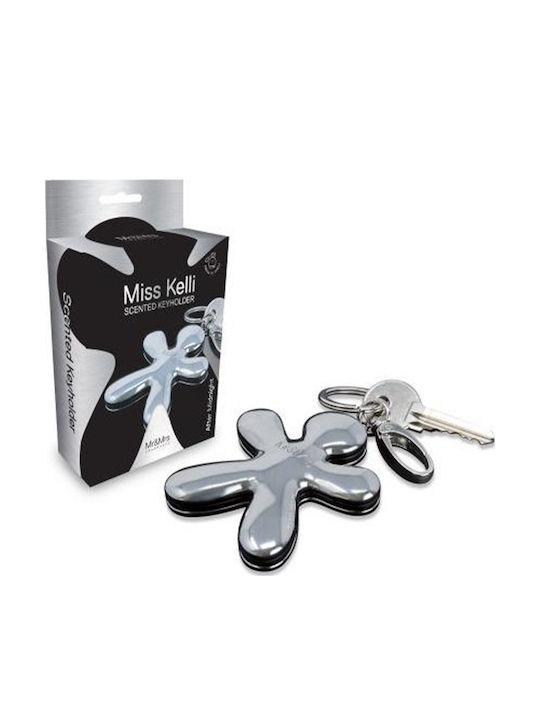 Mr & Mrs Fragrance Ключодържател Miss Kelli After Midnight от Метал Сив Mr & Mrs Fragrance Ключодържател Miss Kelli After Midnight от Метал Сив