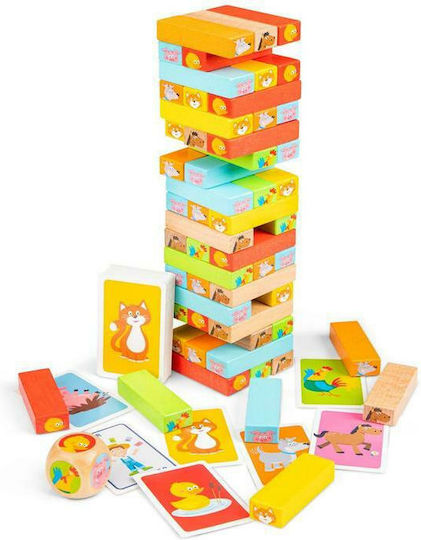 Joc de Societate Παιχνίδι Block Tower pentru 1 Jucător 3+ Ani 10807 (EN) New Classic Toys