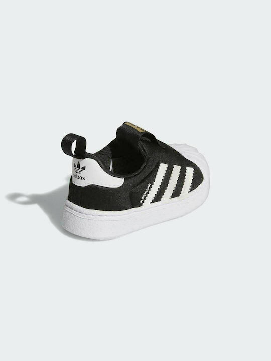 Adidas Παιδικά Sneakers Superstar Slip-on Core Black / Cloud White / Gold Metallic
