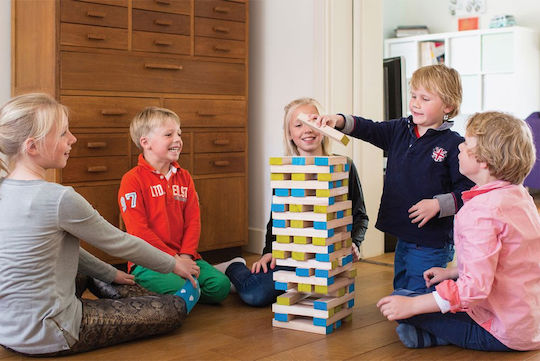 Board Game Large Tower With Dice for 2+ Players 4+ Years Old (EN) BS Toys