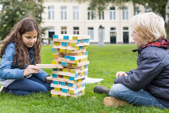 Board Game Large Tower With Dice for 2+ Players 4+ Years Old (EN) BS Toys