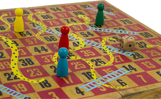 Επιτραπέζιο Παιχνίδι Snakes and Ladders για 2-4 Παίκτες 6+ Ετών (EN) Professor Puzzle