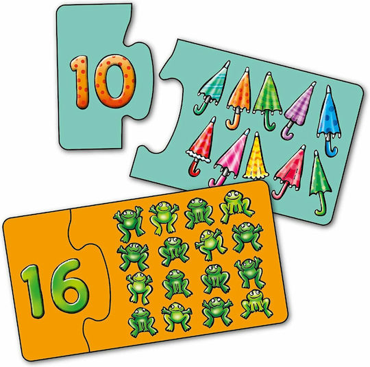 Детски Пъзел Match And Count за 3+ Години 20бр Orchard