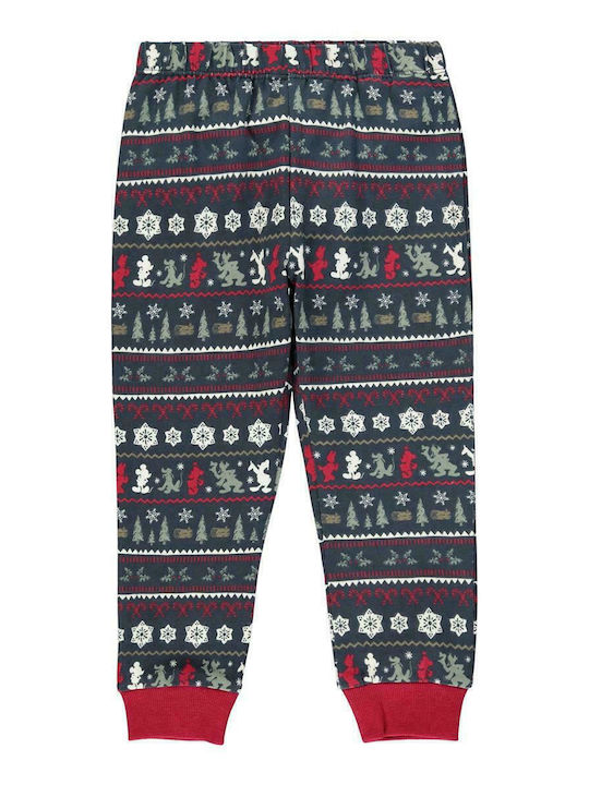 Name It Pijama pentru copii De iarnă Din bumbac Roșie