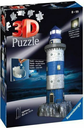 Фар 3D Пъзел Night Edition 216 Части