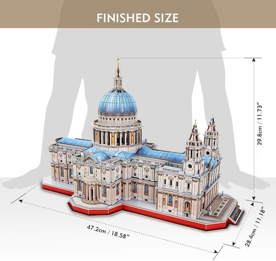Puzzle 3D Catedrala Sf. Paul 643 Piese